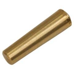 Tapered brass tube plugs product image on a white background